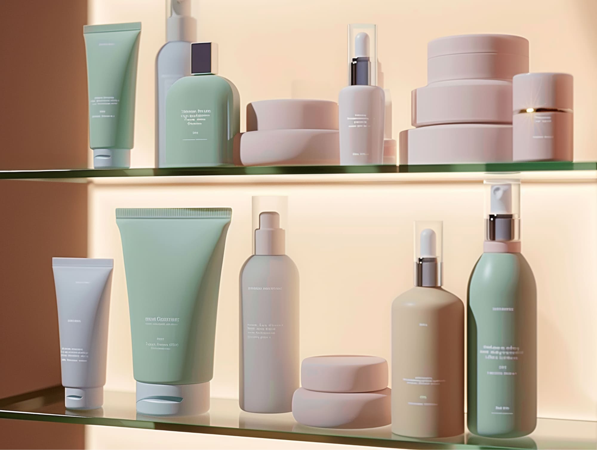 3d cartoon beauty products