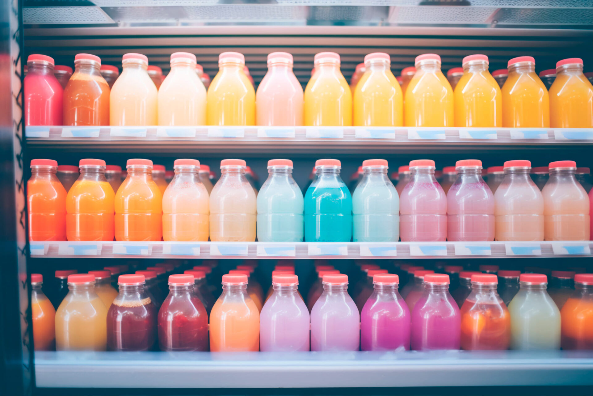 close up futuristic soft drink