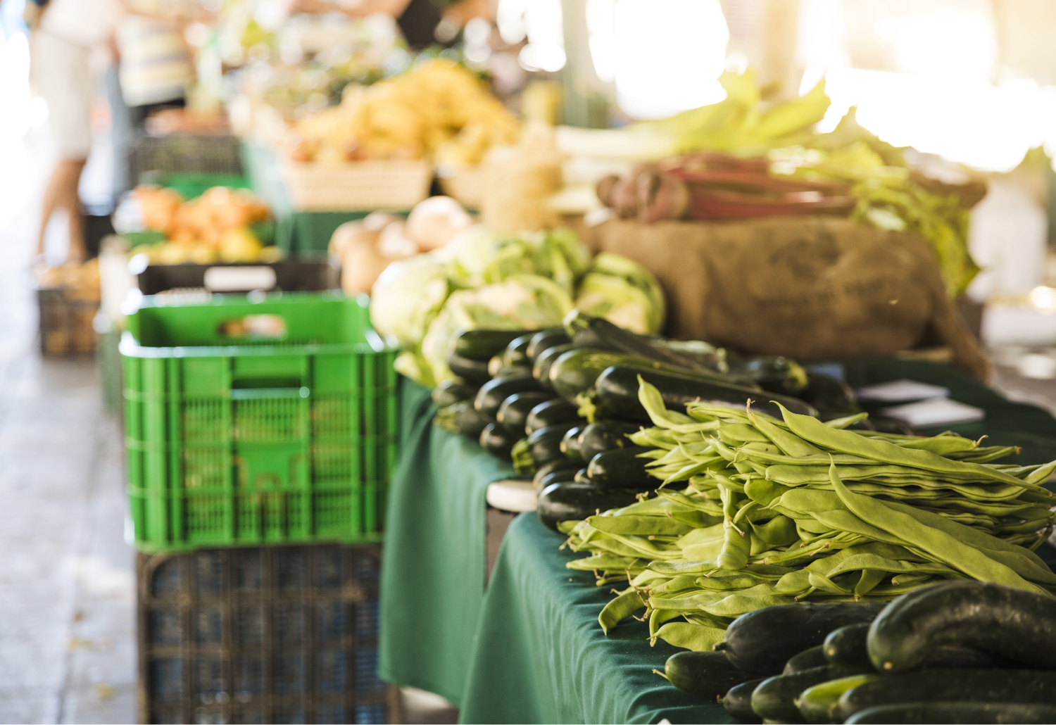 fresh organic vegetables local food market